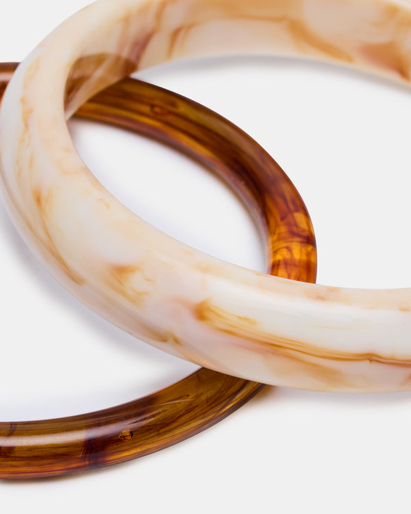 Steve Madden Bangle Bracelet Pack Natural BANGLEBRACELETPACK