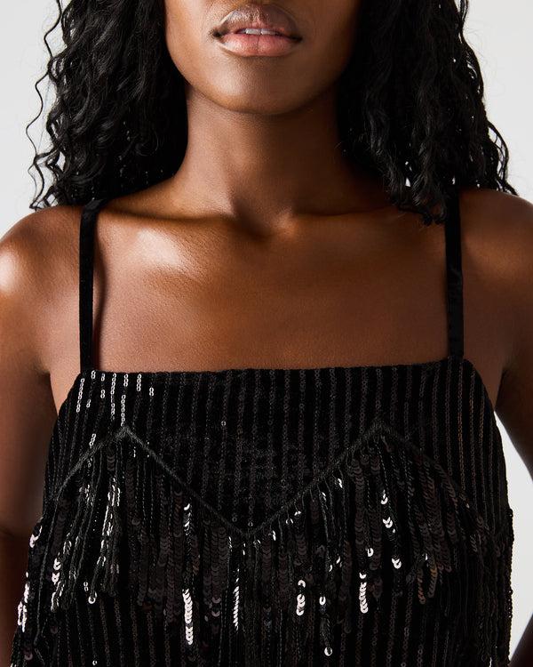Steve Madden Blakelyn Sequin Top Black BLAKELYNSEQUINTOP