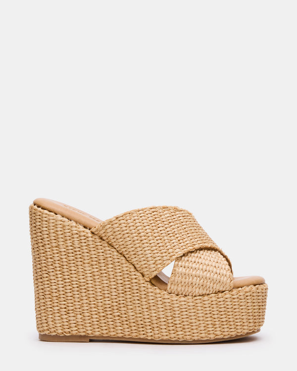 Steve Madden Cercei Natural Raffia CERCEINATURALRAFFIA
