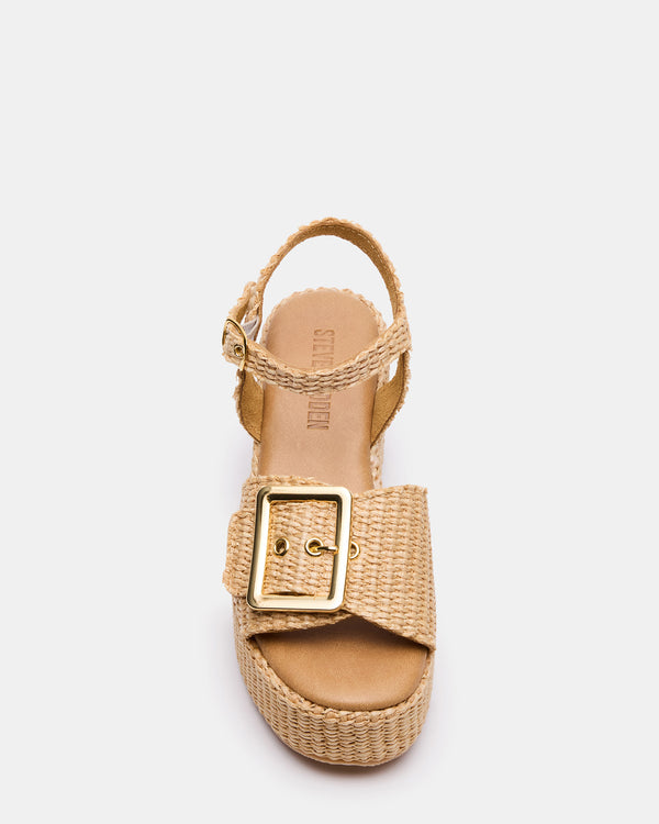 Steve Madden Cider Natural Raffia CIDERNATURALRAFFIA