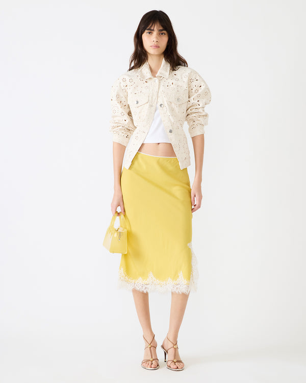 Steve Madden Cinthia Skirt Golden Lime CINTHIASKIRT