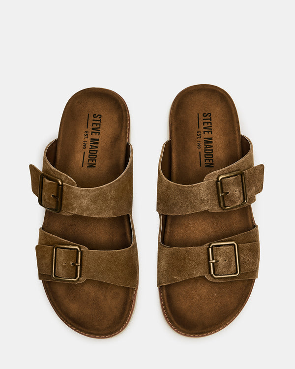 Steve Madden Corban Tobacco Suede CORBAN MEN'S SHOES