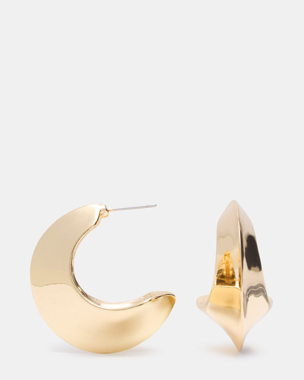 Steve Madden Crescent Earrings Gold CRESCENTEARRINGS