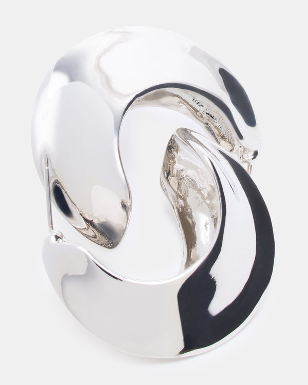 Steve Madden Crescent Earrings Silver CRESCENTEARRINGS