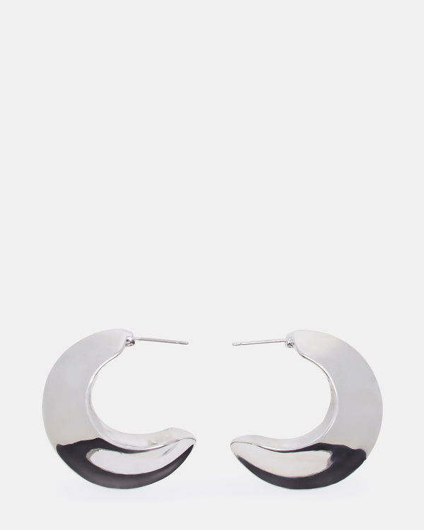 Steve Madden Crescent Earrings Silver CRESCENTEARRINGS