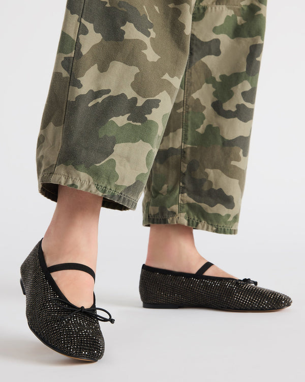 Steve Madden Delara Black Multi Rhinestones DELARARHINESTONES