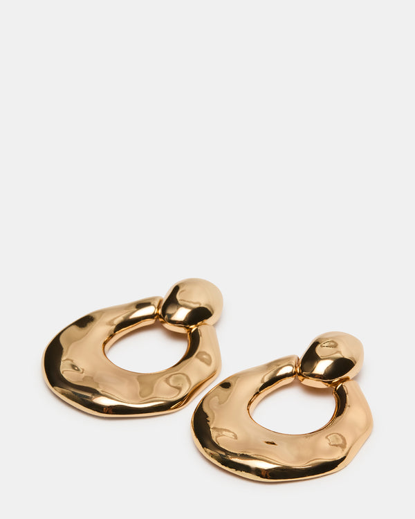 Steve Madden Door Knocker Earrings Gold DOORKNOCKEREARRINGS