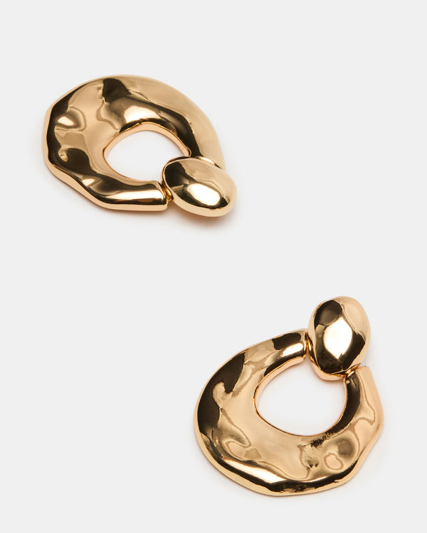 Steve Madden Door Knocker Earrings Gold DOORKNOCKEREARRINGS