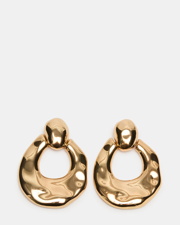 Steve Madden Door Knocker Earrings Gold DOORKNOCKEREARRINGS