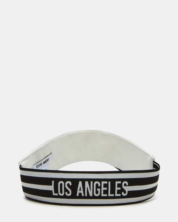 Steve Madden Embroidered Visor White EMBROIDEREDVISOR