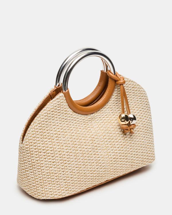 Steve Madden Geena Straw Bag Light Natural GEENASTRAWBAG