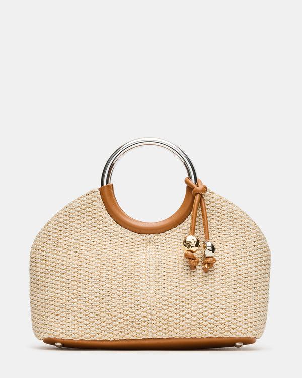 Steve Madden Geena Straw Bag Light Natural GEENASTRAWBAG
