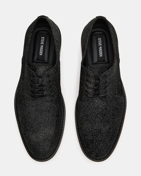 Steve Madden Hadar Black Metallic HADAR MEN'S SHOES