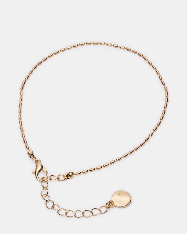 Steve Madden Herringbone Chain Anklet Set Gold HERRINGBONECHAINANKLETSET
