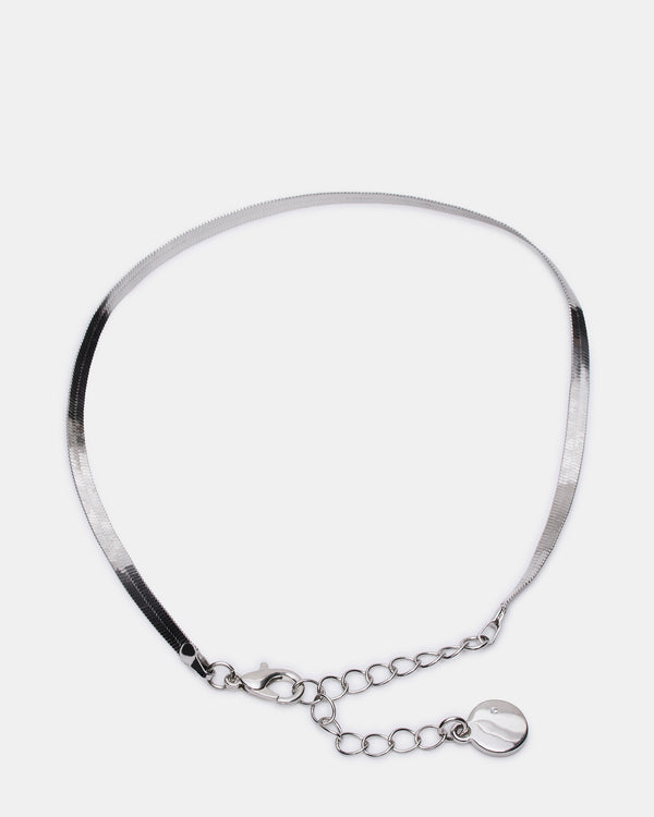 Steve Madden Herringbone Chain Anklet Set Silver HERRINGBONECHAINANKLETSET