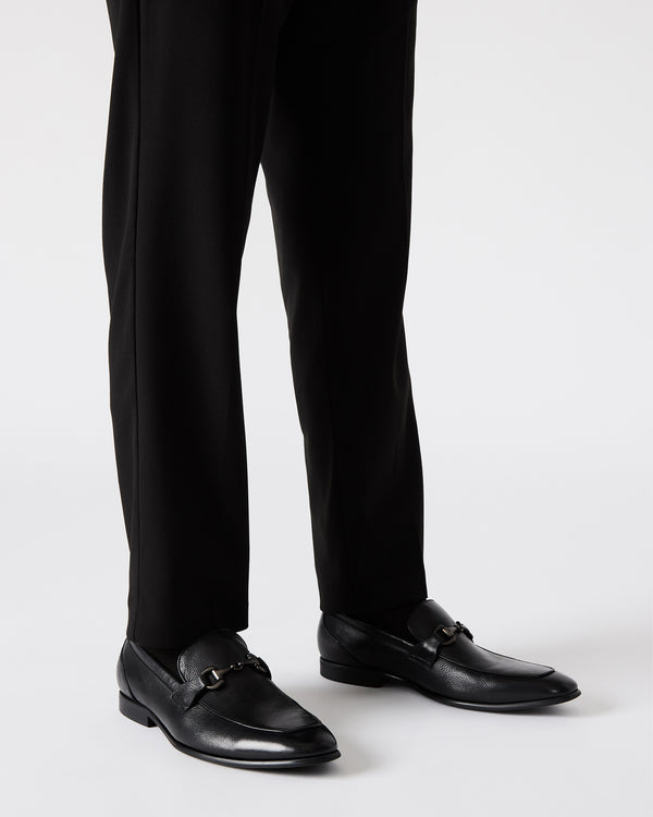 Steve Madden Jayshan Black Leather JAYSHAN MEN'S SHOES