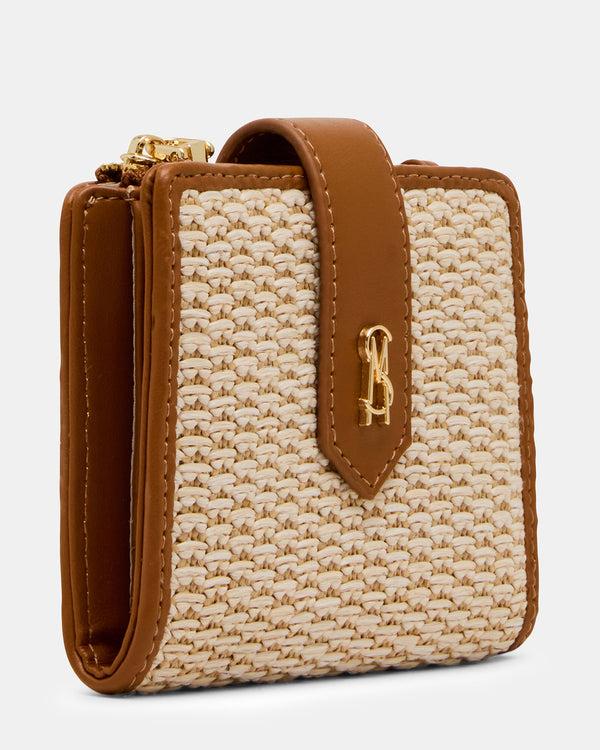 Steve Madden Jem Straw Wallet Light Natural JEMSTRAWWALLET