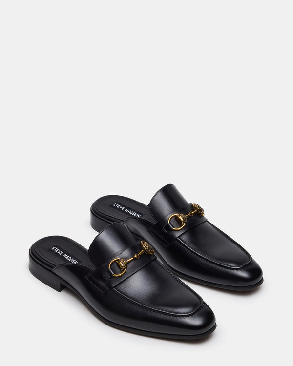 Steve Madden Jovian Black Leather JOVIAN MEN'S SHOES