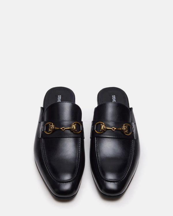 Steve Madden Jovian Black Leather JOVIAN MEN'S SHOES