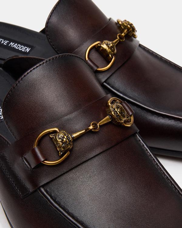 Steve Madden Jovian Brown Leather JOVIAN MEN'S SHOES