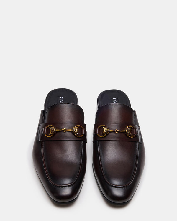 Steve Madden Jovian Brown Leather JOVIAN MEN'S SHOES