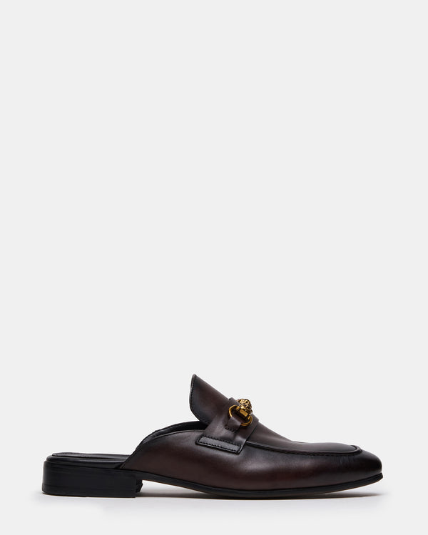 Steve Madden Jovian Brown Leather JOVIAN MEN'S SHOES
