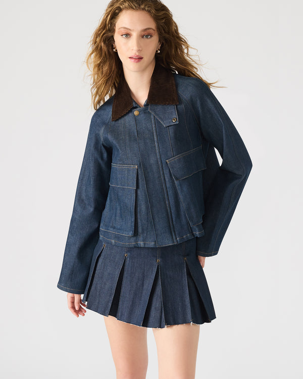 Steve Madden Justina Barn Jacket Deep Indigo JUSTINABARNJACKET
