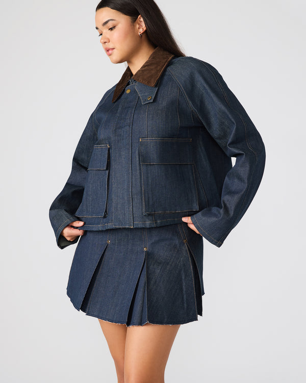 Steve Madden Justina Barn Jacket Deep Indigo JUSTINABARNJACKET