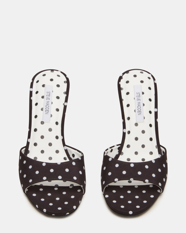 Steve Madden Kendrix Black/white Polka Dot KENDRIXBLACK/WHITEPOLKADOT