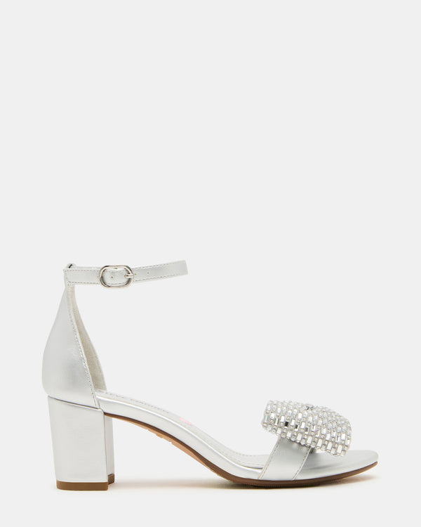 Steve Madden Kids' Abigal Silver KIDS'ABIGAL KIDS' SHOES