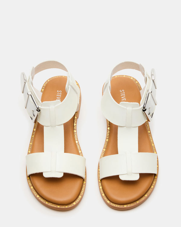 Steve Madden Kids' Brazin White KIDS'BRAZIN KIDS' SHOES