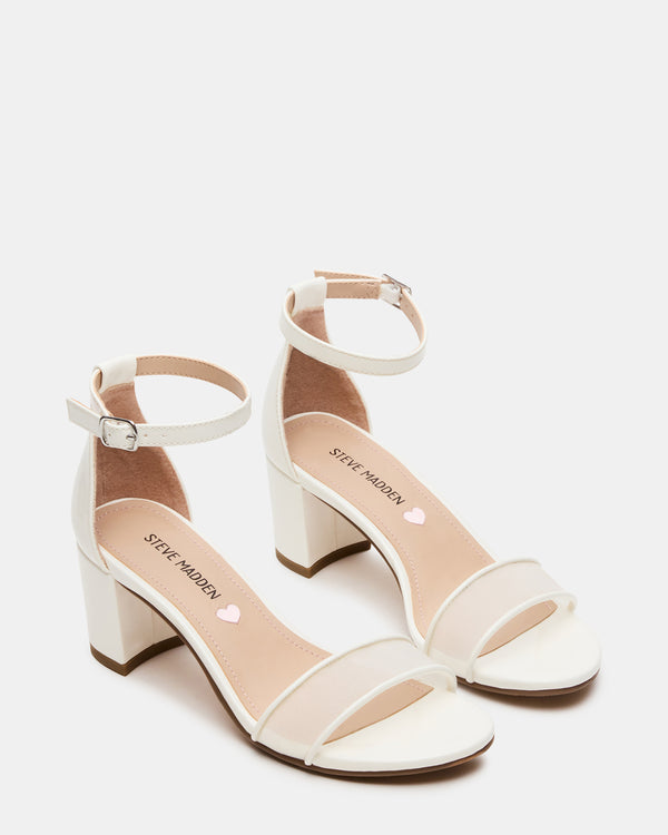 Steve Madden Kids' Carrson Mesh White KIDS'CARRSONMESH KIDS' SHOES