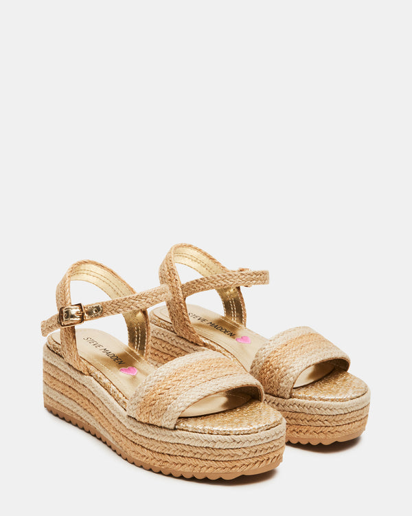Steve Madden Kids' Cleo Natural KIDS'CLEO KIDS' SHOES