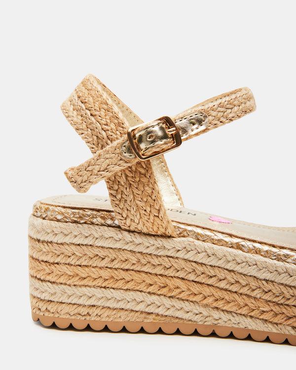 Steve Madden Kids' Cleo Natural KIDS'CLEO KIDS' SHOES