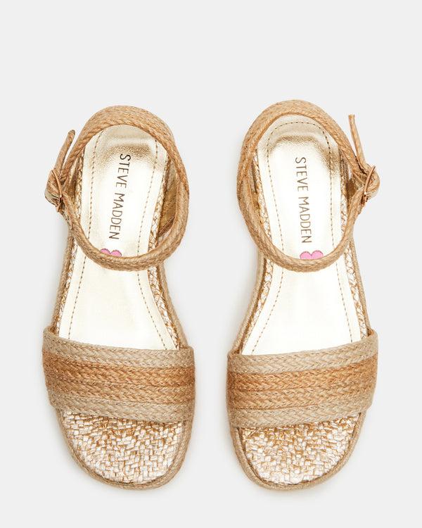 Steve Madden Kids' Cleo Natural KIDS'CLEO KIDS' SHOES
