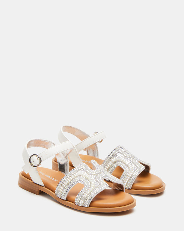 Steve Madden Kids' Haydlyn Ivory KIDS'HAYDLYN KIDS' SHOES