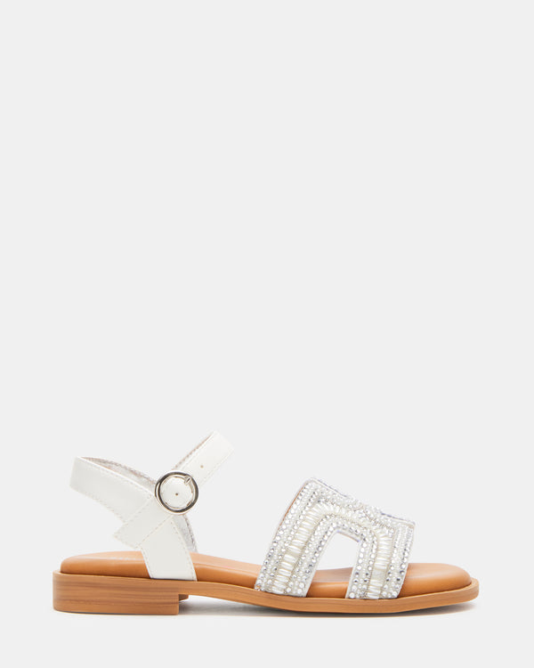 Steve Madden Kids' Haydlyn Ivory KIDS'HAYDLYN KIDS' SHOES