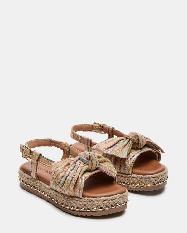 Steve Madden Kids' Joladie Natural Multi KIDS'JOLADIE KIDS' SHOES