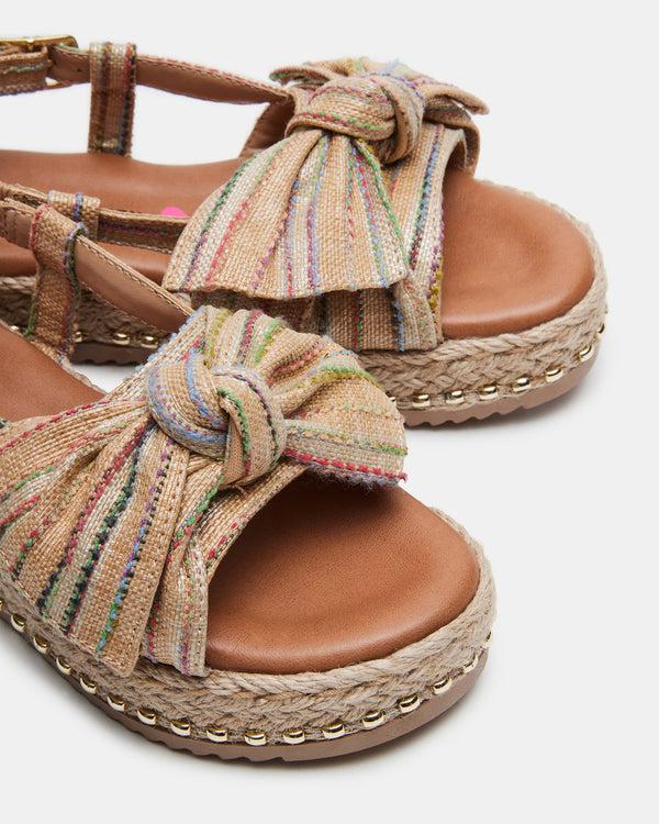 Steve Madden Kids' Joladie Natural Multi KIDS'JOLADIE KIDS' SHOES