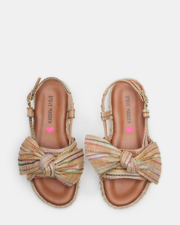 Steve Madden Kids' Joladie Natural Multi KIDS'JOLADIE KIDS' SHOES