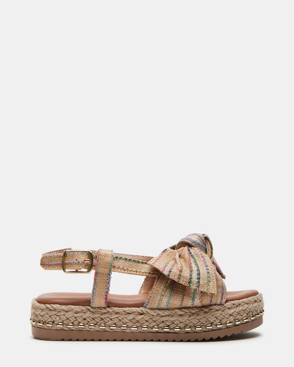 Steve Madden Kids' Joladie Natural Multi KIDS'JOLADIE KIDS' SHOES
