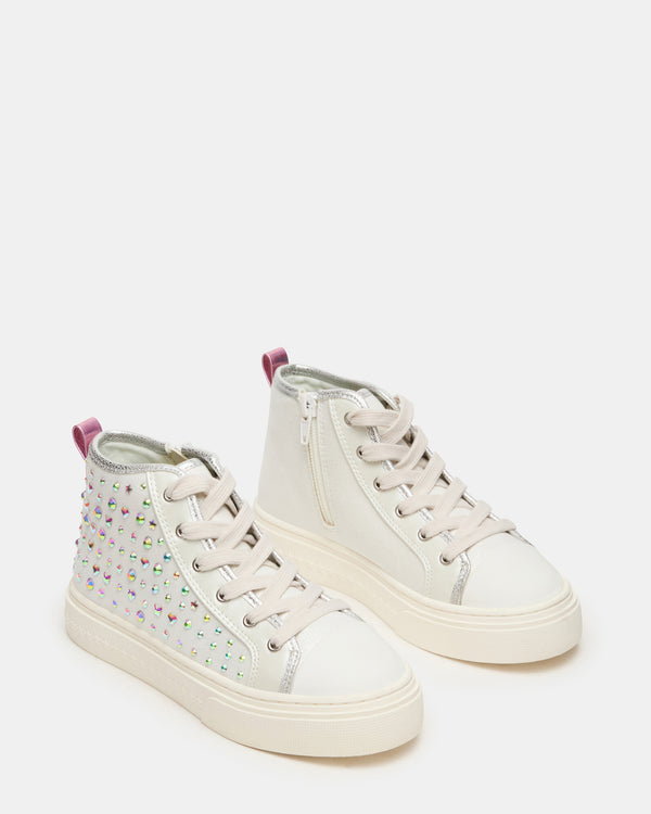 Steve Madden Kids' Laurisa White Multi KIDS'LAURISA KIDS' SHOES