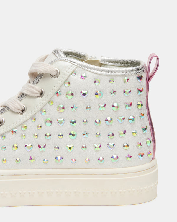 Steve Madden Kids' Laurisa White Multi KIDS'LAURISA KIDS' SHOES