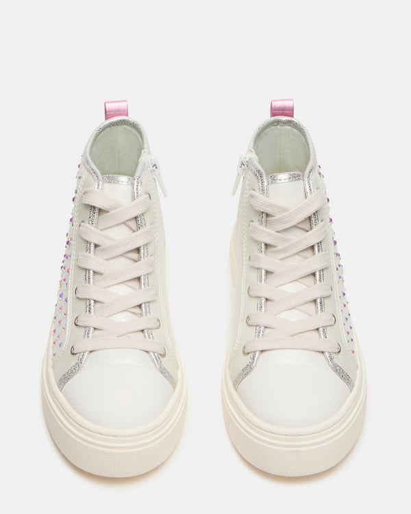 Steve Madden Kids' Laurisa White Multi KIDS'LAURISA KIDS' SHOES