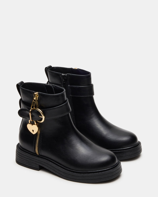 Steve Madden Kids' Locket Black KIDS'LOCKET KIDS' SHOES