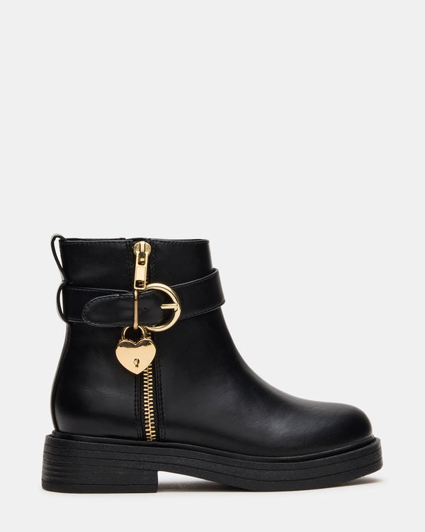 Steve Madden Kids' Locket Black KIDS'LOCKET KIDS' SHOES