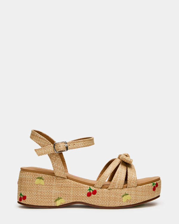 Steve Madden Kids' Magenta Natural Multi KIDS'MAGENTA KIDS' SHOES