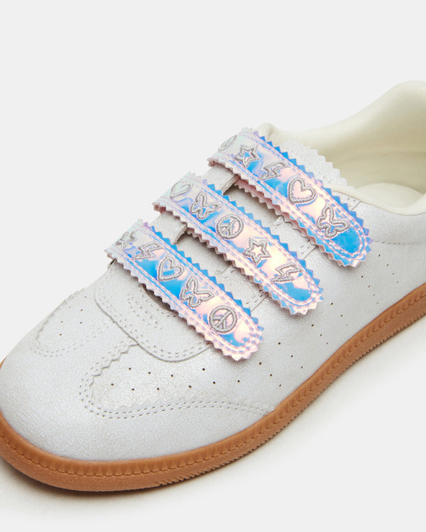 Steve Madden Kids' Momentum Off White Fabric KIDS'MOMENTUM KIDS' SHOES