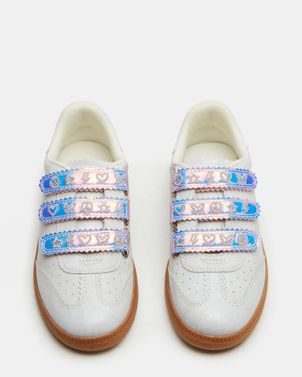 Steve Madden Kids' Momentum Off White Fabric KIDS'MOMENTUM KIDS' SHOES