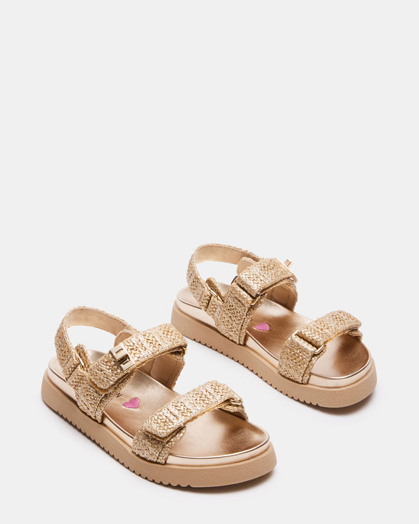 Steve Madden Kids' Mona Gold Multi KIDS'MONA KIDS' SHOES